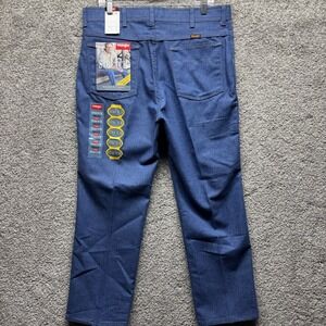 Wrangler Denim Jeans Mens 36X29 Regular Comfort Flex Waist Light Blue NWT NEW
